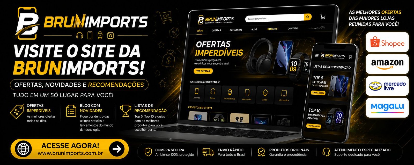 Visite o site da Brunimports